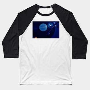 Blue Light Turntable Baseball T-Shirt